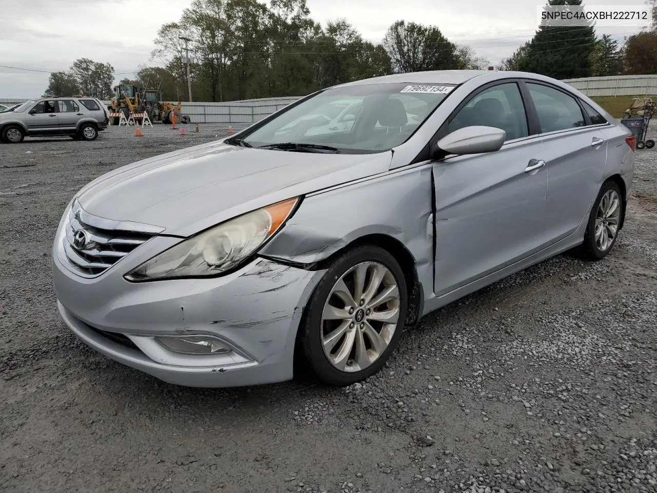 2011 Hyundai Sonata Se VIN: 5NPEC4ACXBH222712 Lot: 79692154