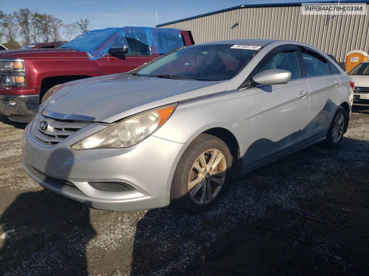 2011 Hyundai Sonata Gls VIN: 5NPEB4AC7BH003368 Lot: 79769114