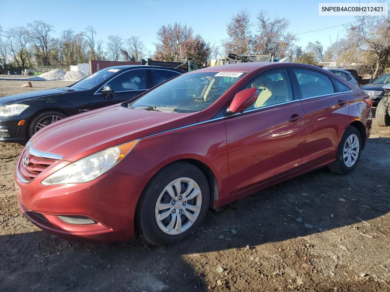 2011 Hyundai Sonata Gls VIN: 5NPEB4AC0BH212421 Lot: 80033244