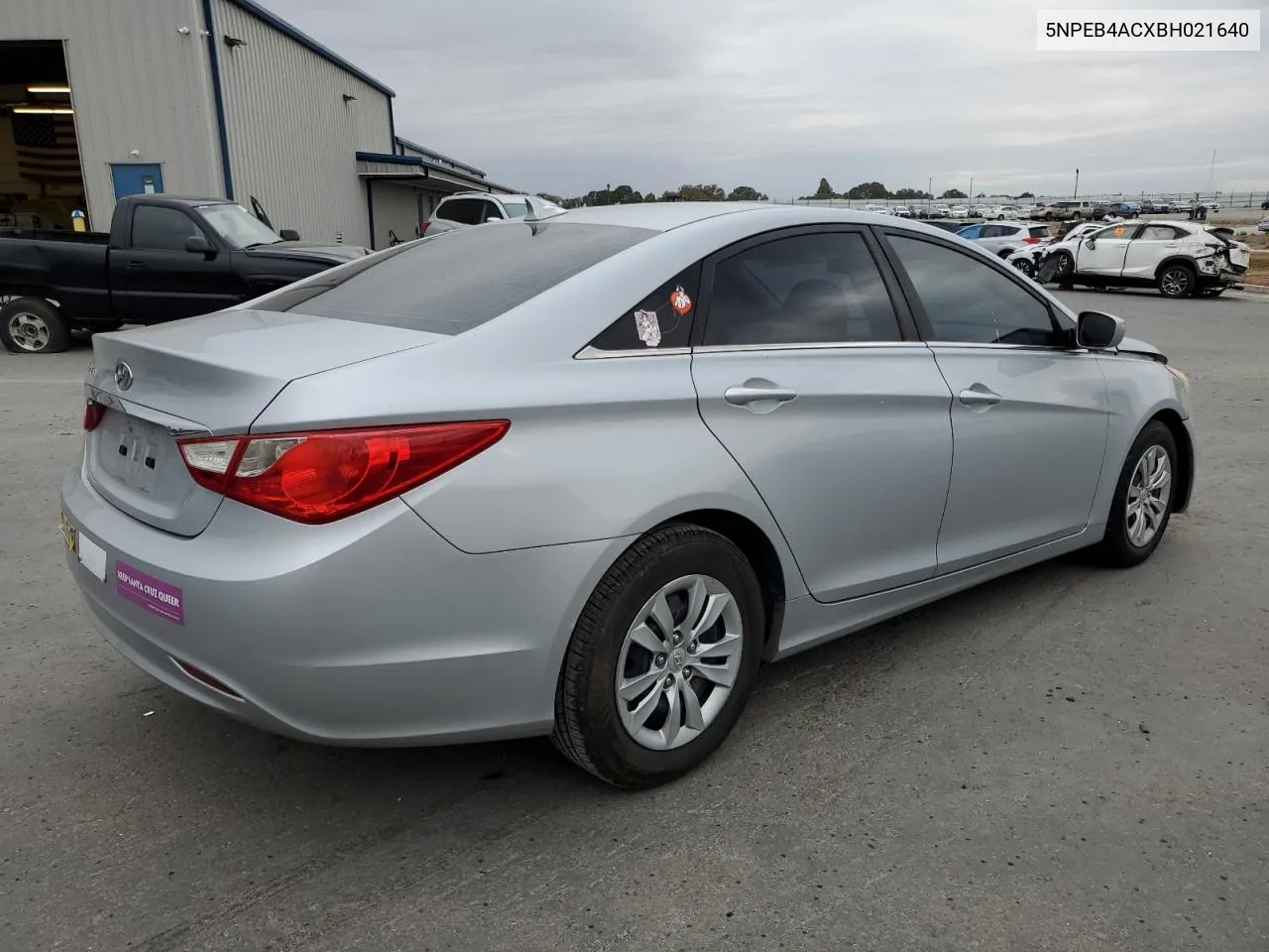 2011 Hyundai Sonata Gls VIN: 5NPEB4ACXBH021640 Lot: 80151864