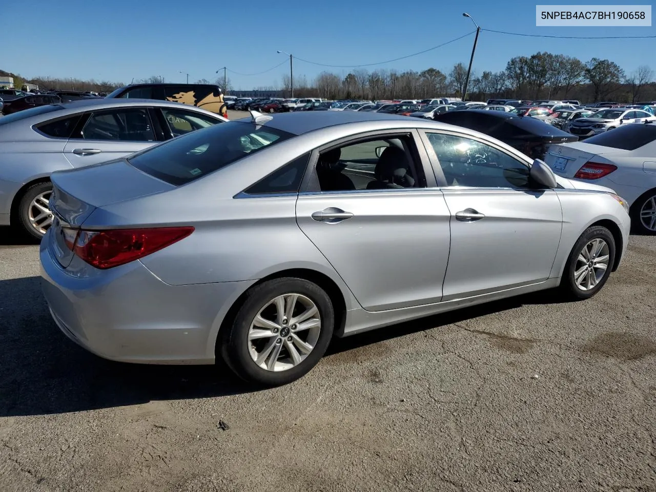 2011 Hyundai Sonata Gls VIN: 5NPEB4AC7BH190658 Lot: 80397814