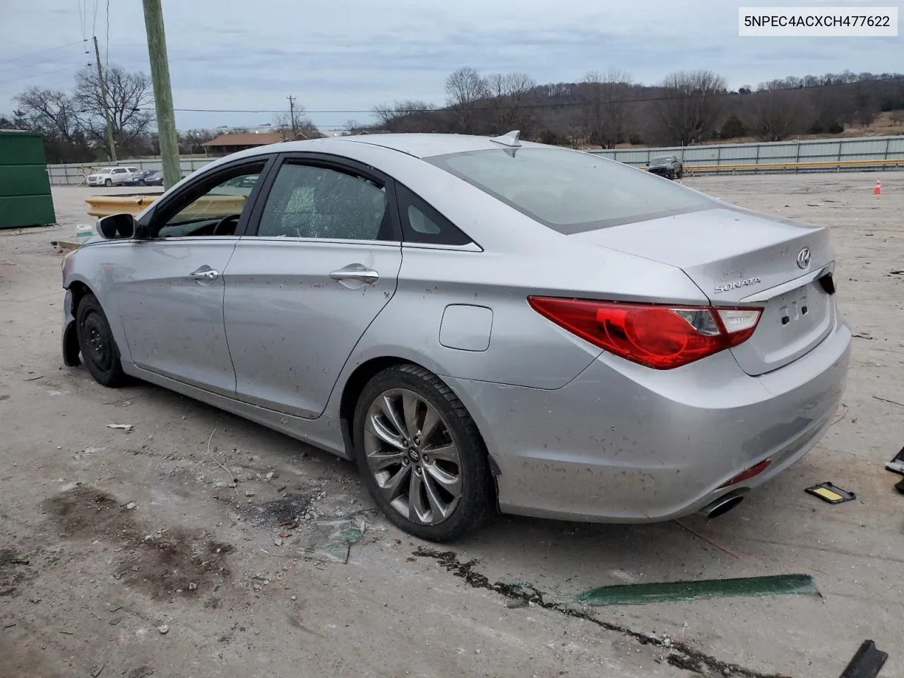 2012 Hyundai Sonata Se VIN: 5NPEC4ACXCH477622 Lot: 36996324