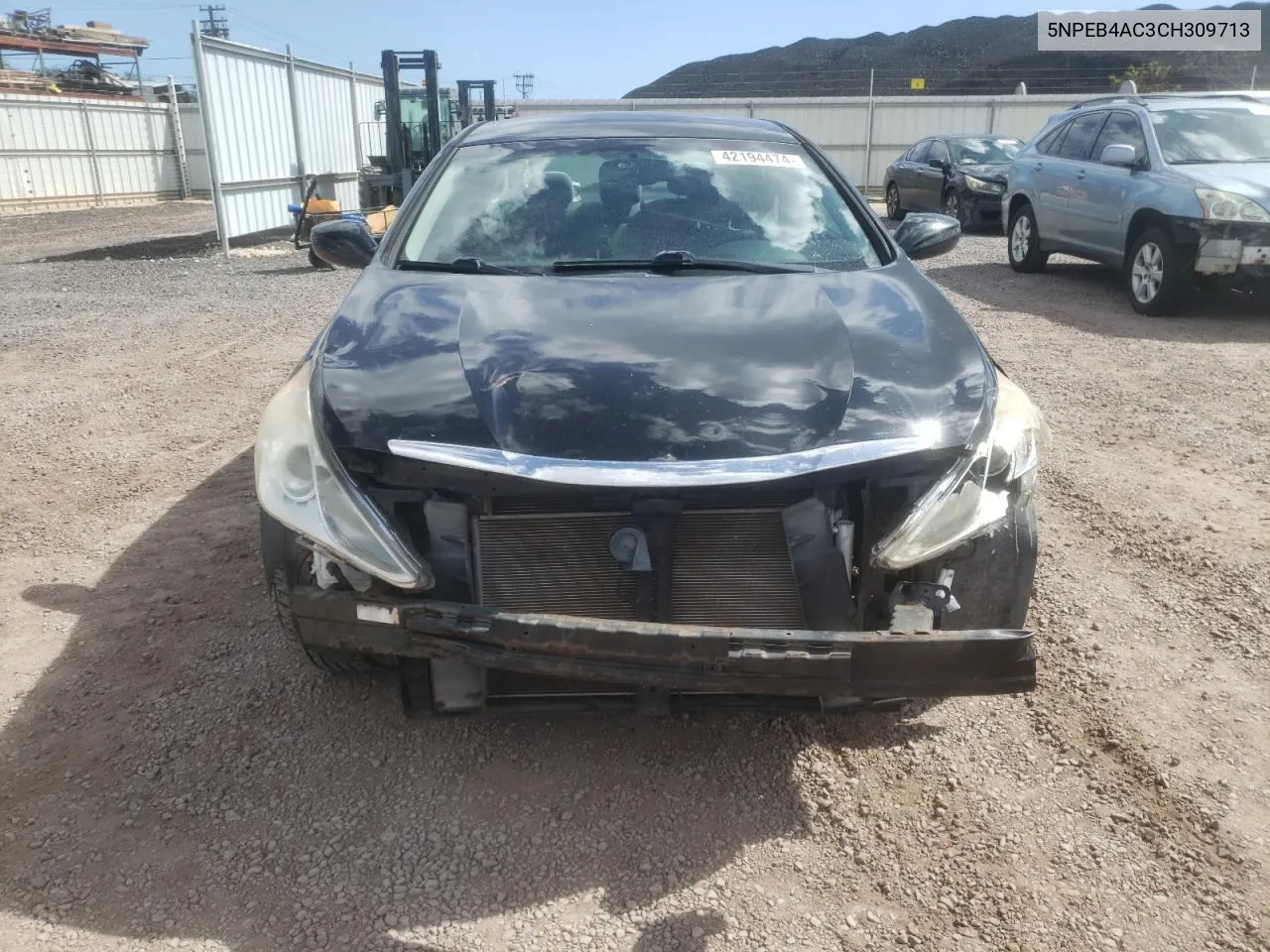 5NPEB4AC3CH309713 2012 Hyundai Sonata Gls