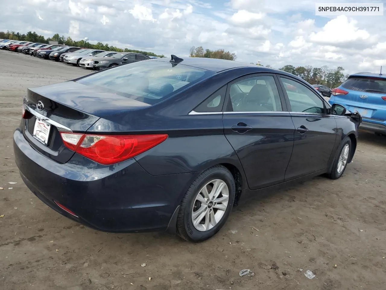 2012 Hyundai Sonata Gls VIN: 5NPEB4AC9CH391771 Lot: 48522444