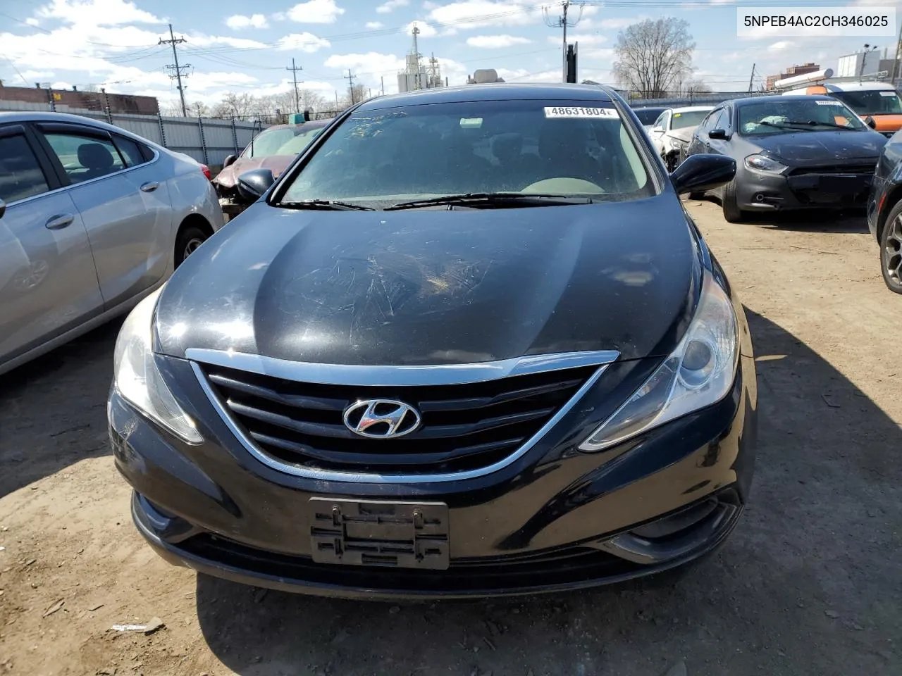 5NPEB4AC2CH346025 2012 Hyundai Sonata Gls