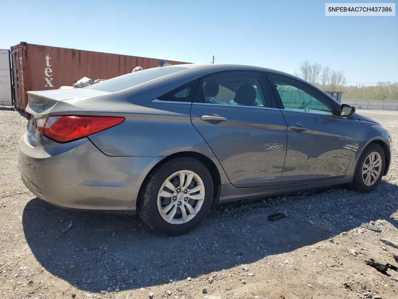 5NPEB4AC7CH437386 2012 Hyundai Sonata Gls