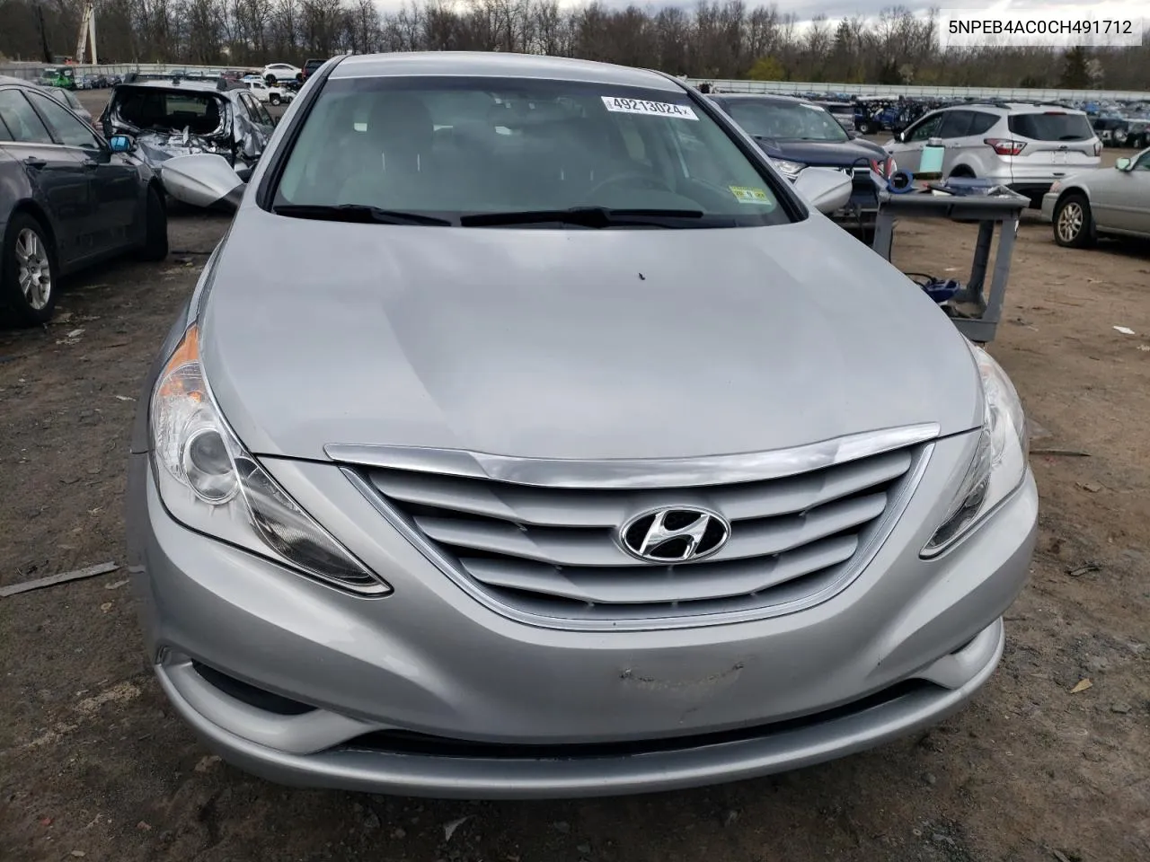 2012 Hyundai Sonata Gls VIN: 5NPEB4AC0CH491712 Lot: 49213024