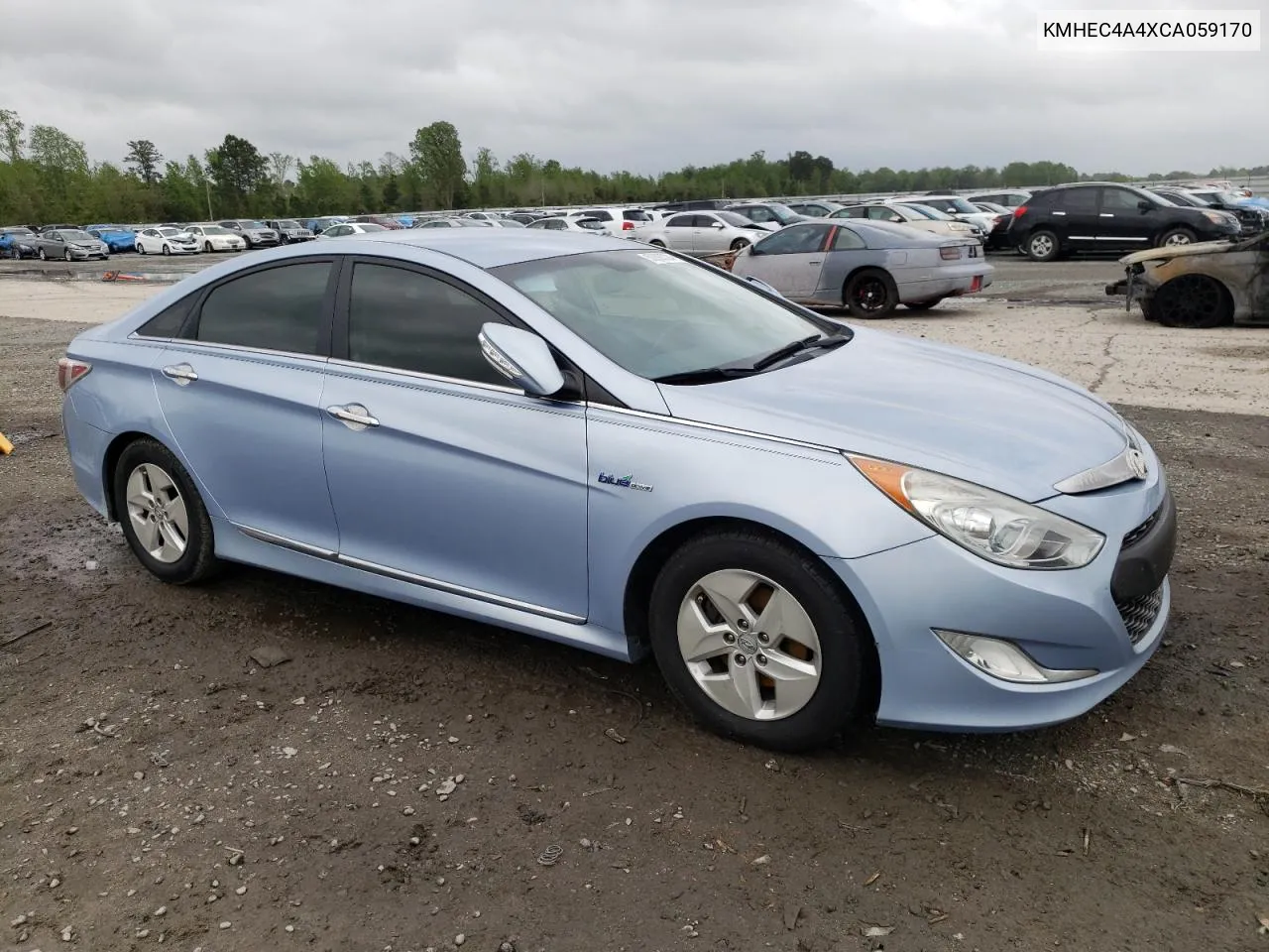 2012 Hyundai Sonata Hybrid VIN: KMHEC4A4XCA059170 Lot: 50698324