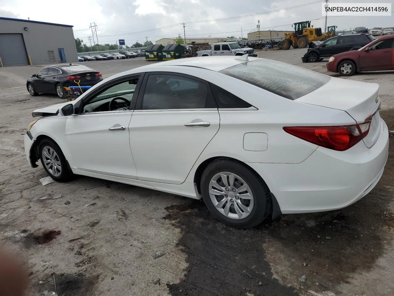 2012 Hyundai Sonata Gls VIN: 5NPEB4AC2CH414596 Lot: 51439284