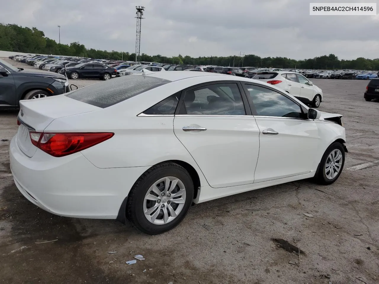 2012 Hyundai Sonata Gls VIN: 5NPEB4AC2CH414596 Lot: 51439284