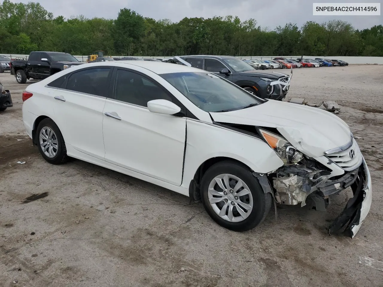 2012 Hyundai Sonata Gls VIN: 5NPEB4AC2CH414596 Lot: 51439284