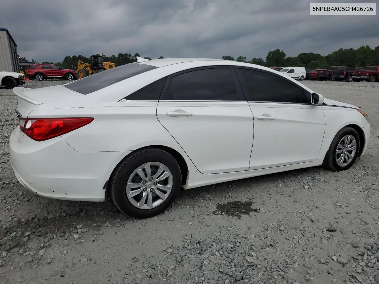 2012 Hyundai Sonata Gls VIN: 5NPEB4AC5CH426726 Lot: 54202654