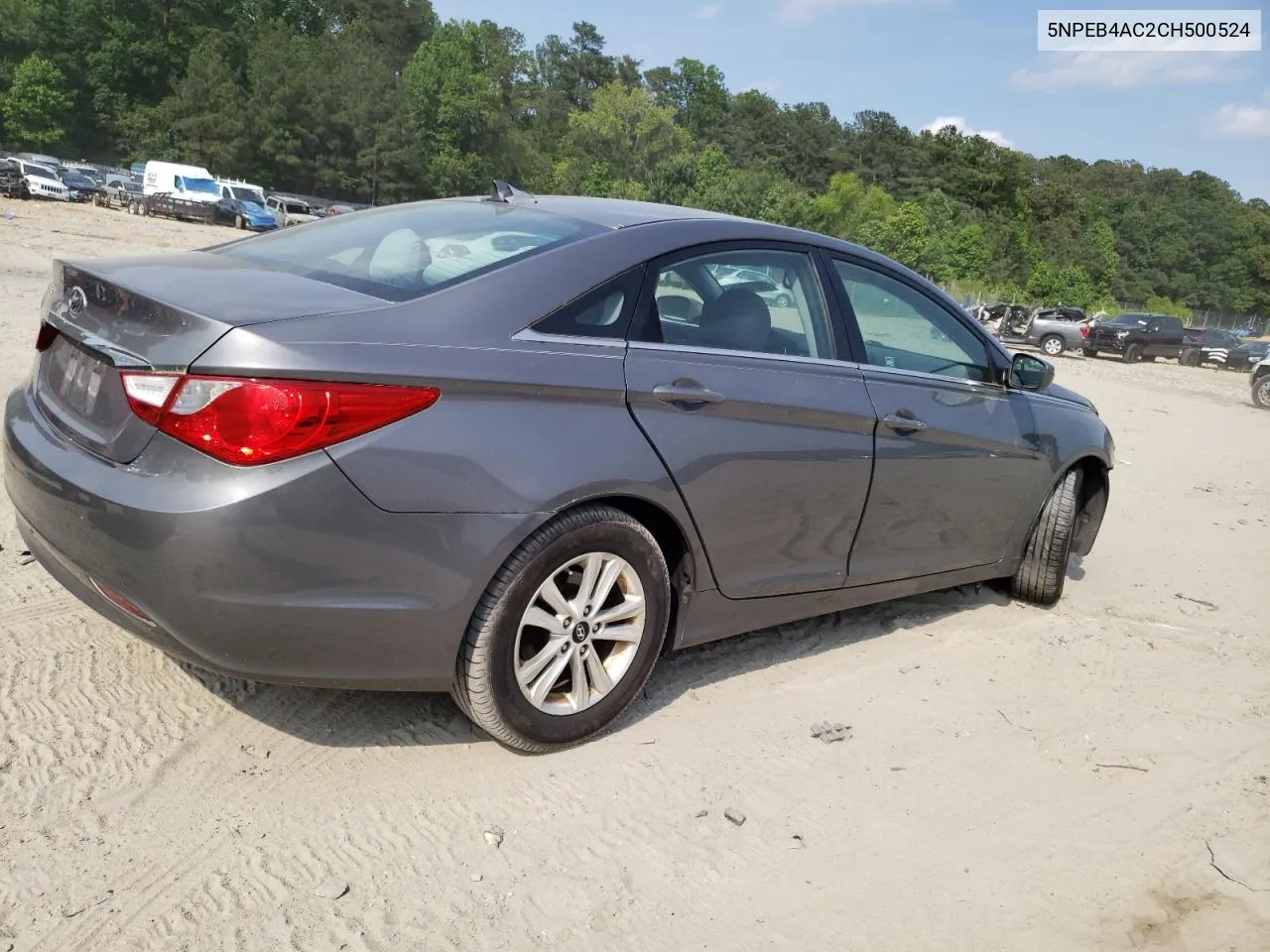 2012 Hyundai Sonata Gls VIN: 5NPEB4AC2CH500524 Lot: 56372974