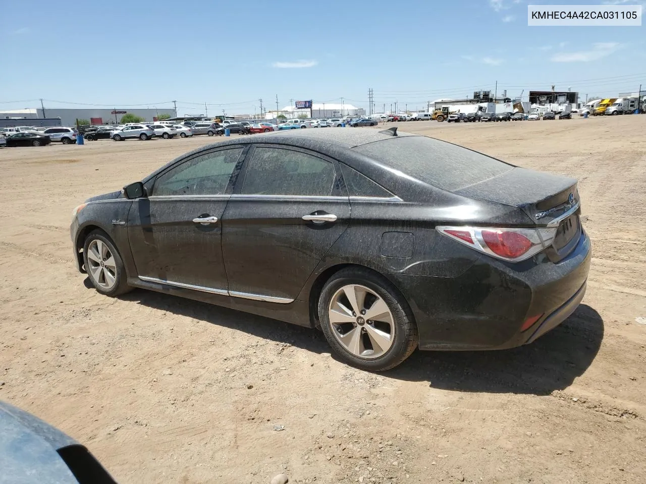 2012 Hyundai Sonata Hybrid VIN: KMHEC4A42CA031105 Lot: 57110374