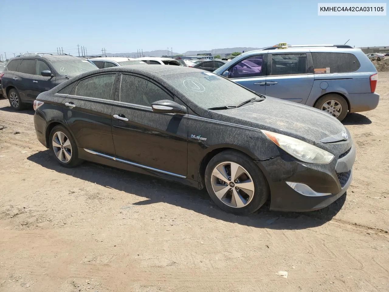 2012 Hyundai Sonata Hybrid VIN: KMHEC4A42CA031105 Lot: 57110374