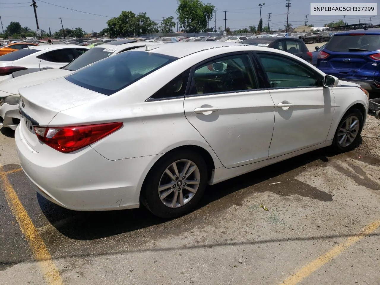 2012 Hyundai Sonata Gls VIN: 5NPEB4AC5CH337299 Lot: 58171394