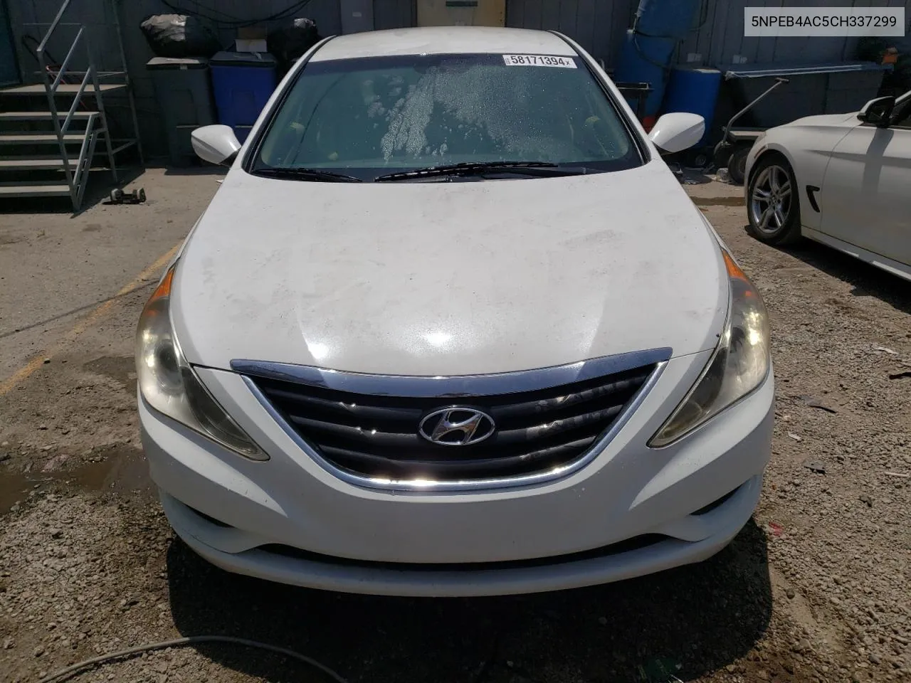 2012 Hyundai Sonata Gls VIN: 5NPEB4AC5CH337299 Lot: 58171394