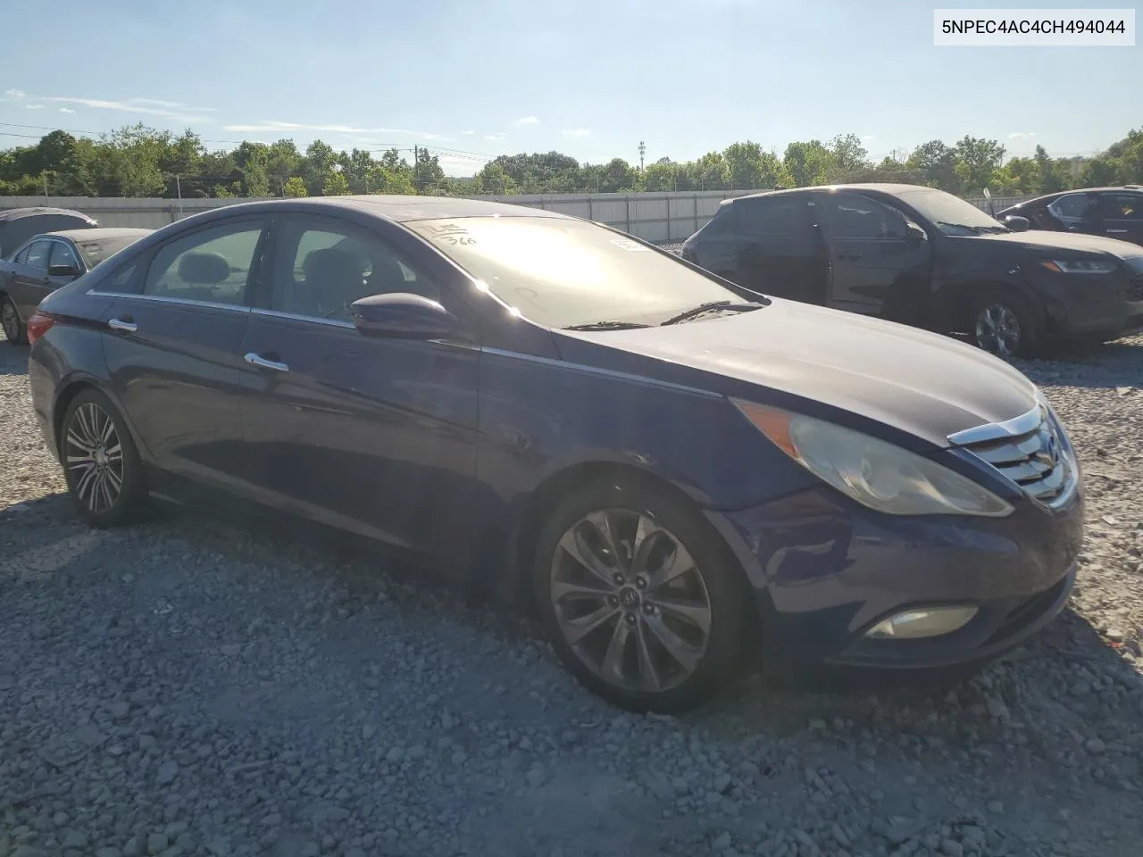 2012 Hyundai Sonata Se VIN: 5NPEC4AC4CH494044 Lot: 59693794