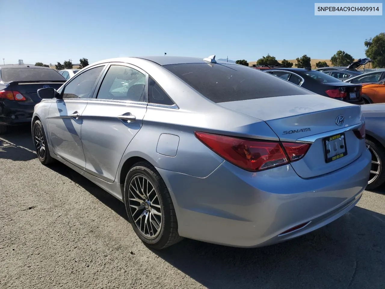 2012 Hyundai Sonata Gls VIN: 5NPEB4AC9CH409914 Lot: 60917364