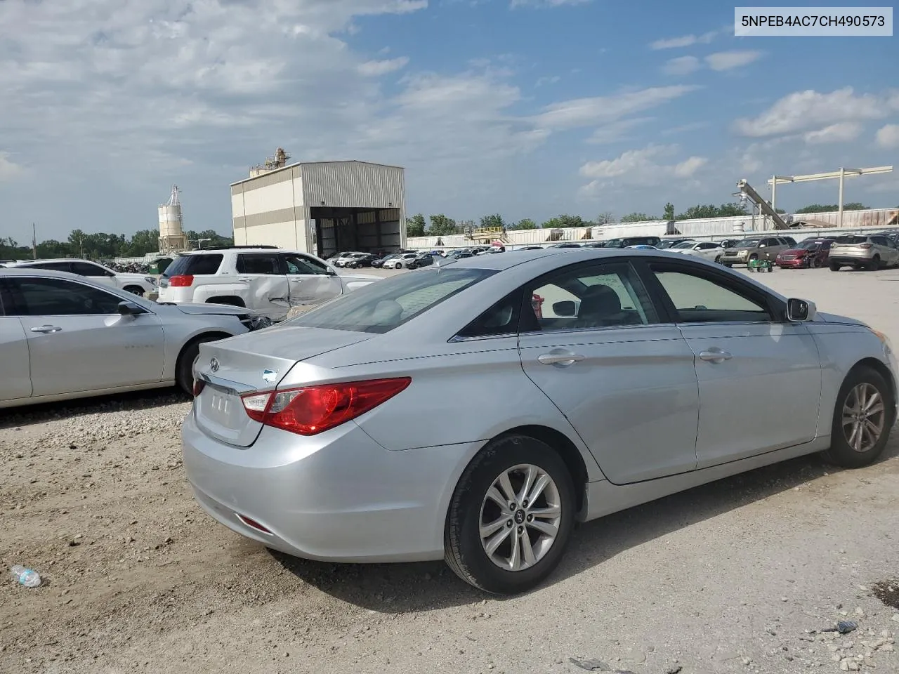 2012 Hyundai Sonata Gls VIN: 5NPEB4AC7CH490573 Lot: 61732444