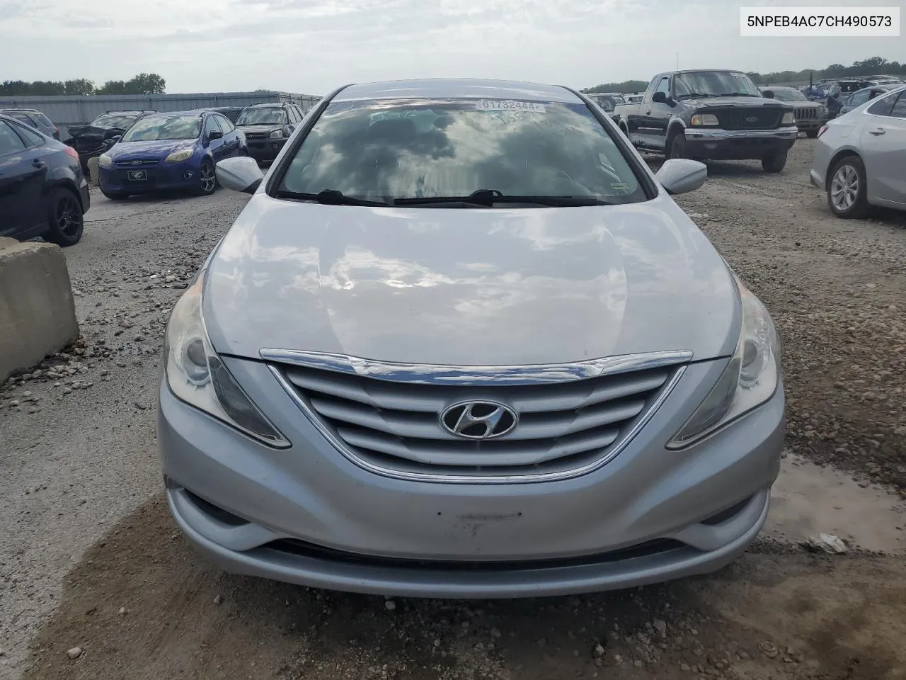 2012 Hyundai Sonata Gls VIN: 5NPEB4AC7CH490573 Lot: 61732444