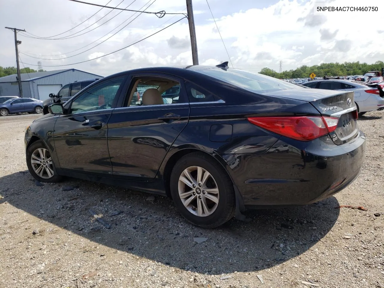 2012 Hyundai Sonata Gls VIN: 5NPEB4AC7CH460750 Lot: 62316704