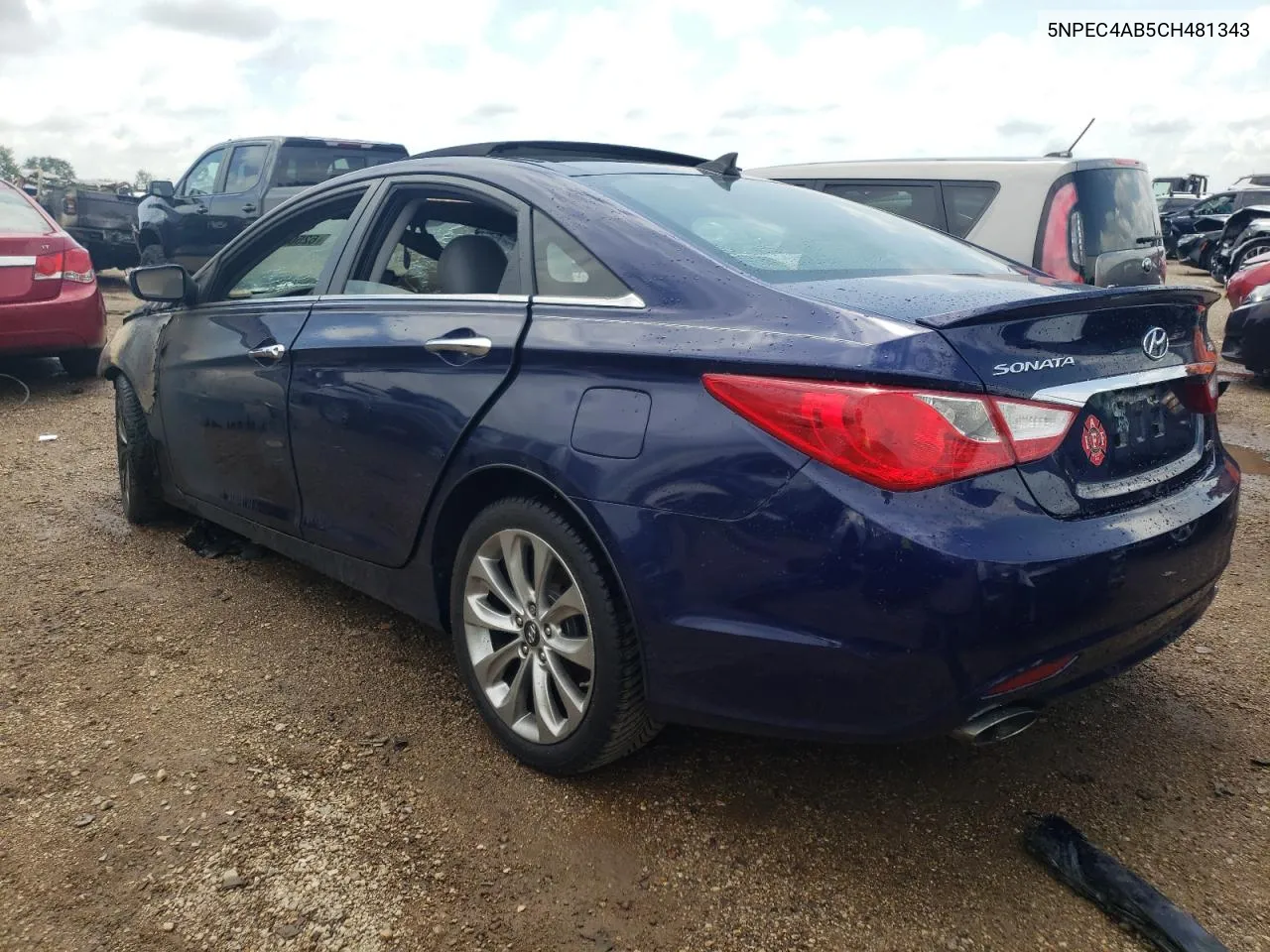 2012 Hyundai Sonata Se VIN: 5NPEC4AB5CH481343 Lot: 62502394