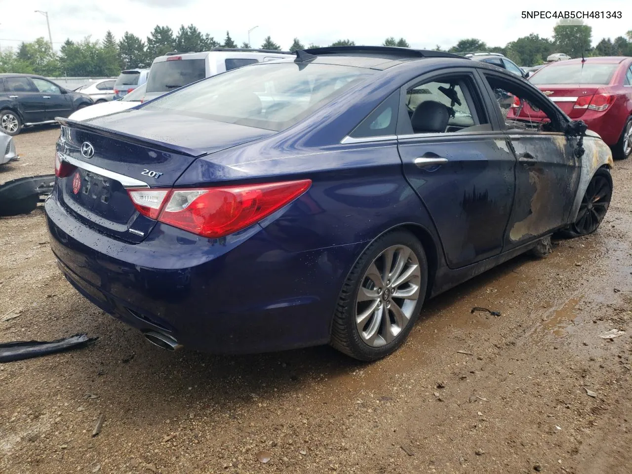 2012 Hyundai Sonata Se VIN: 5NPEC4AB5CH481343 Lot: 62502394