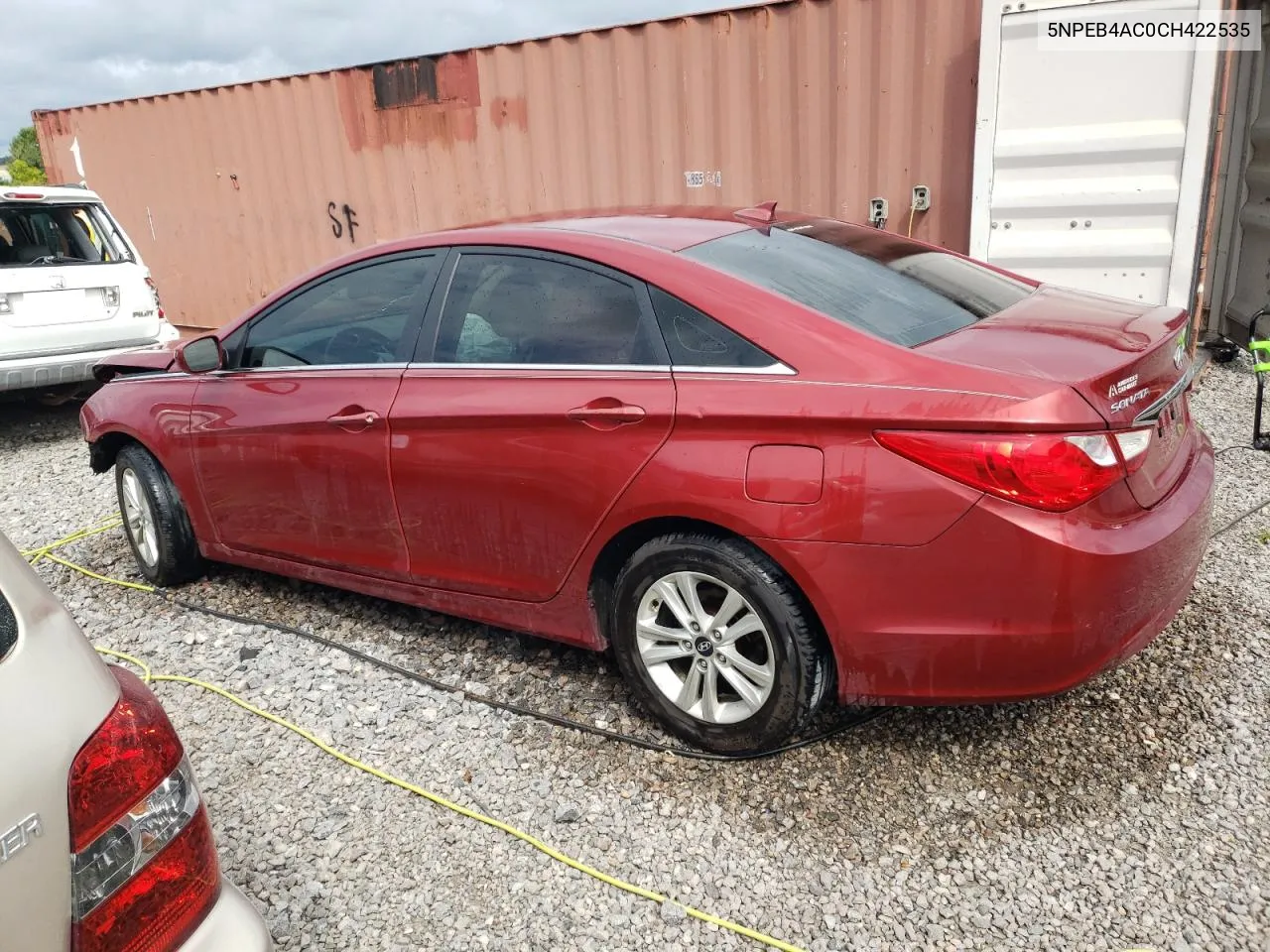 2012 Hyundai Sonata Gls VIN: 5NPEB4AC0CH422535 Lot: 63615733