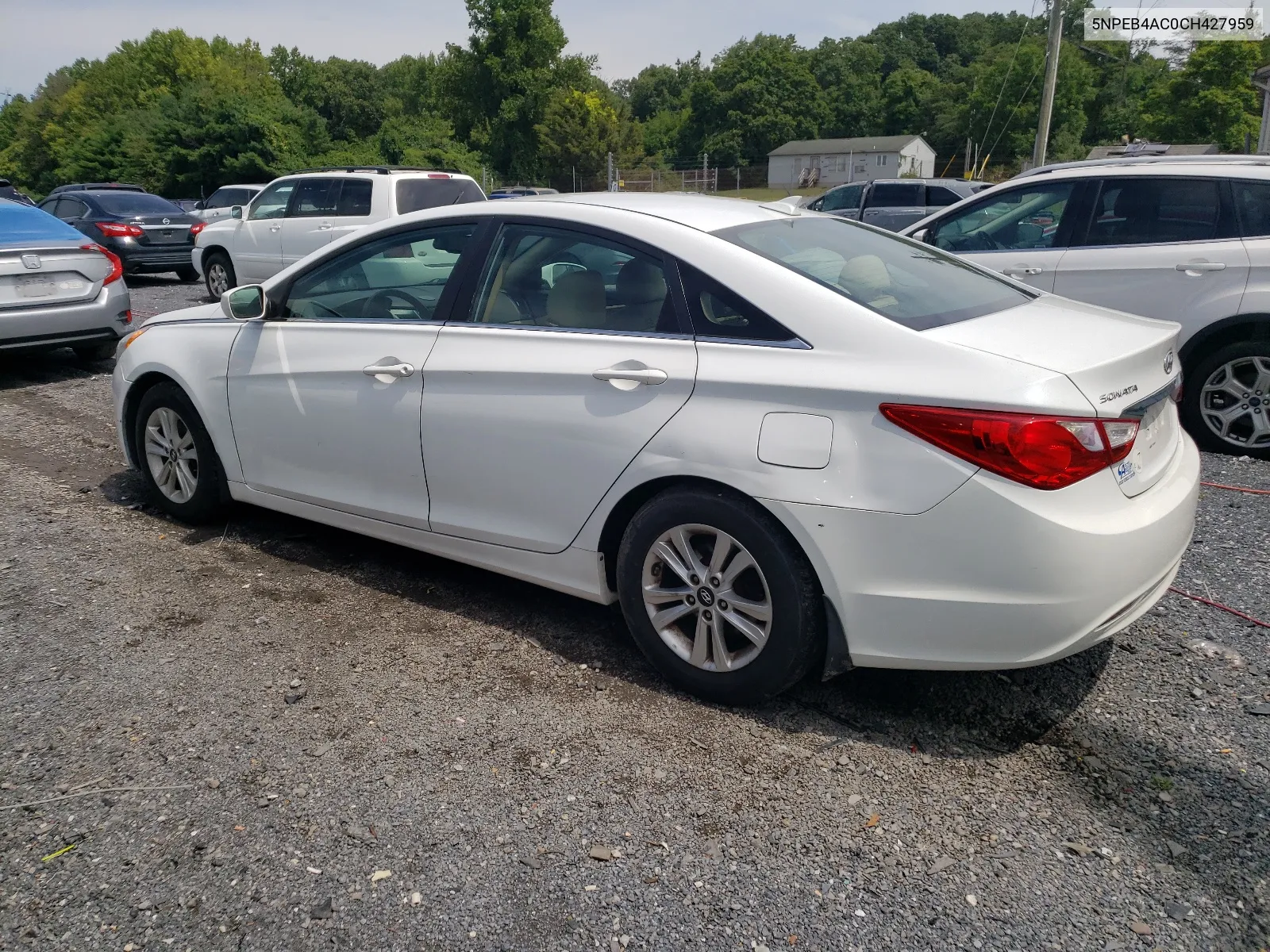 2012 Hyundai Sonata Gls VIN: 5NPEB4AC0CH427959 Lot: 64029094