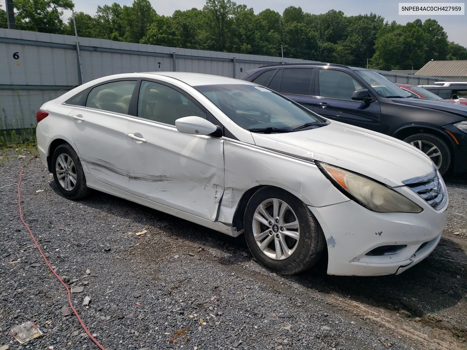 2012 Hyundai Sonata Gls VIN: 5NPEB4AC0CH427959 Lot: 64029094