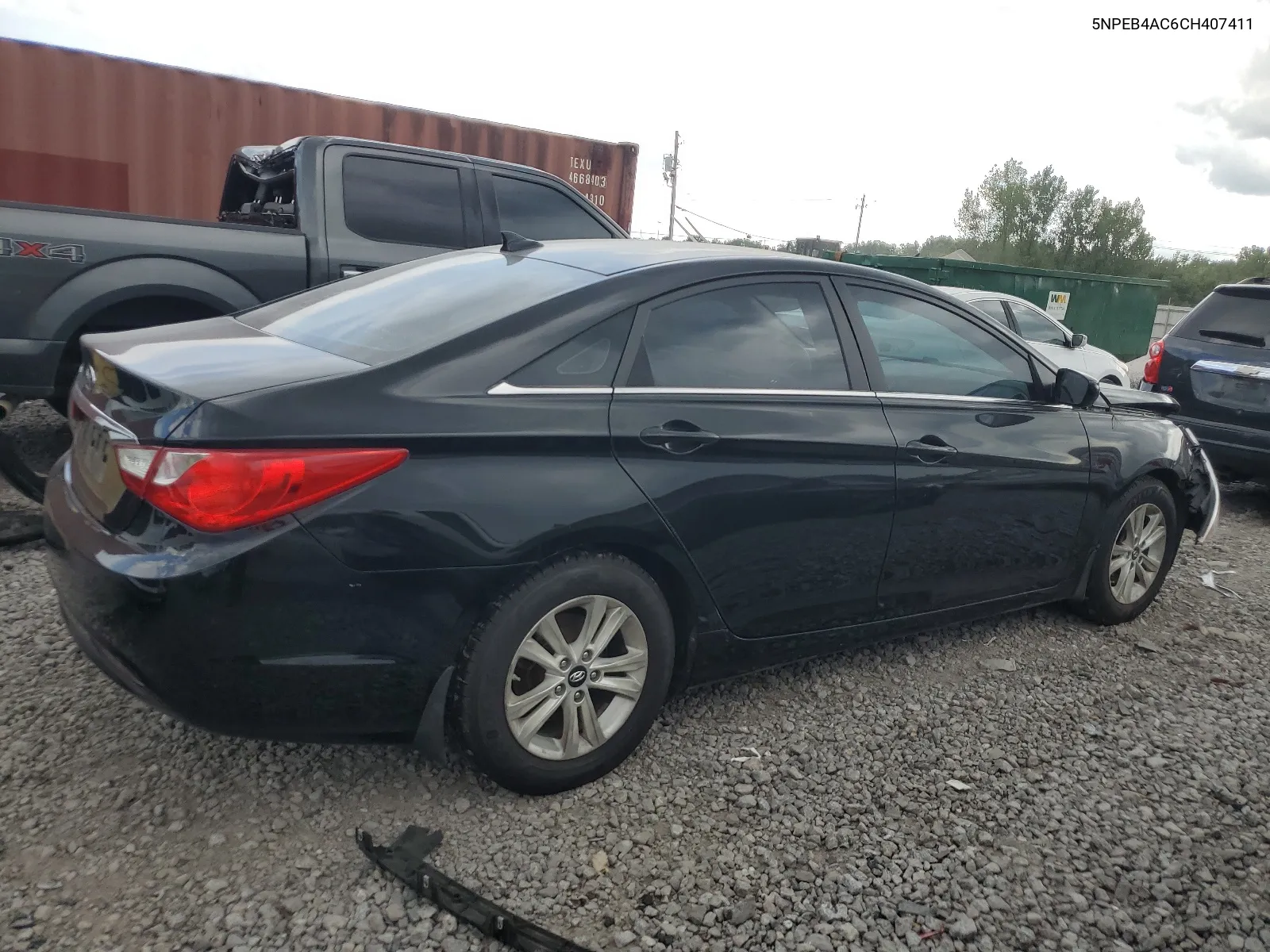 5NPEB4AC6CH407411 2012 Hyundai Sonata Gls