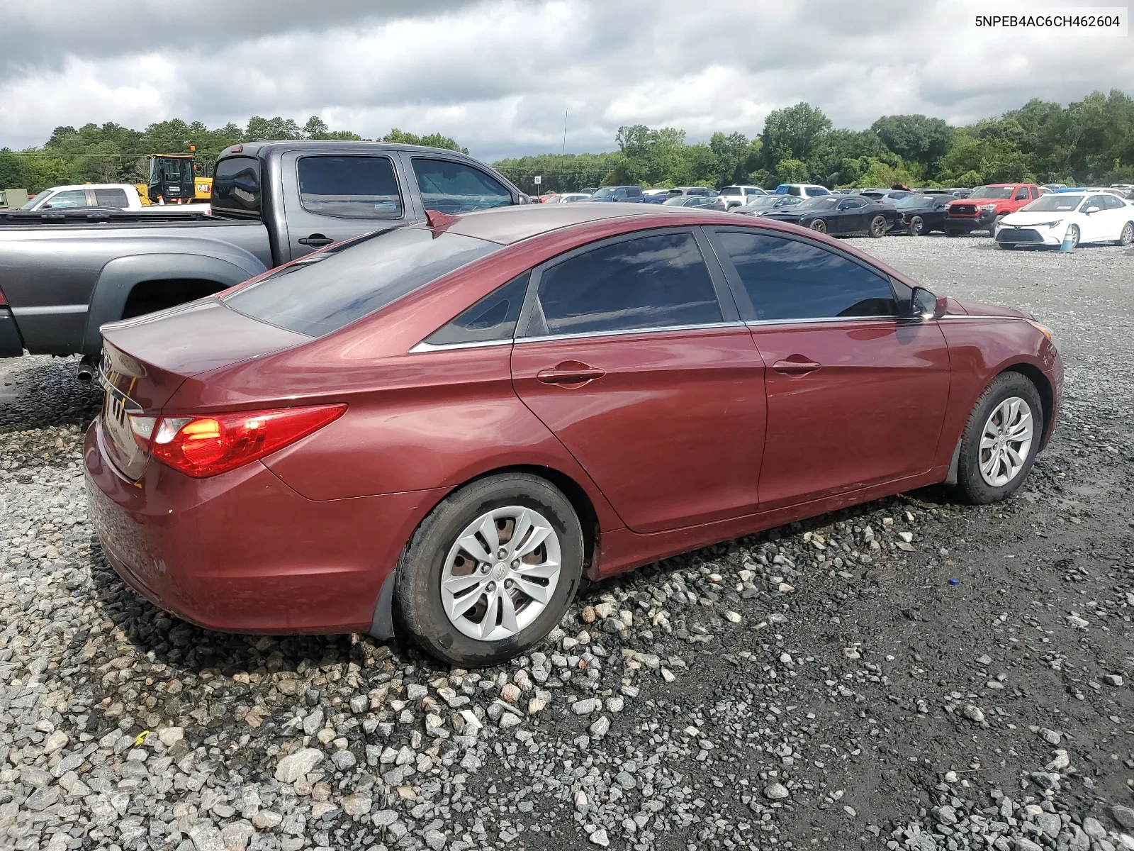 2012 Hyundai Sonata Gls VIN: 5NPEB4AC6CH462604 Lot: 64495114