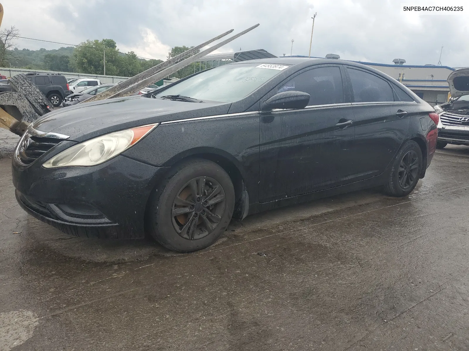 2012 Hyundai Sonata Gls VIN: 5NPEB4AC7CH406235 Lot: 64553974