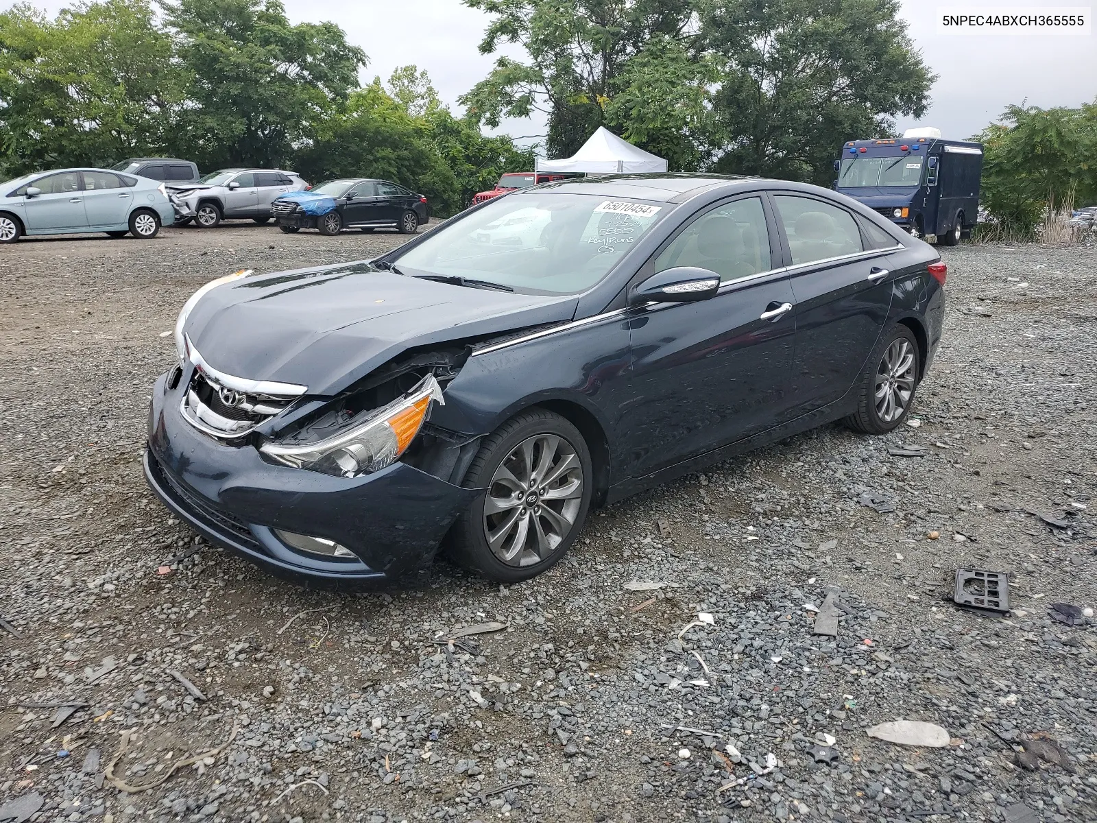 2012 Hyundai Sonata Se VIN: 5NPEC4ABXCH365555 Lot: 65010454