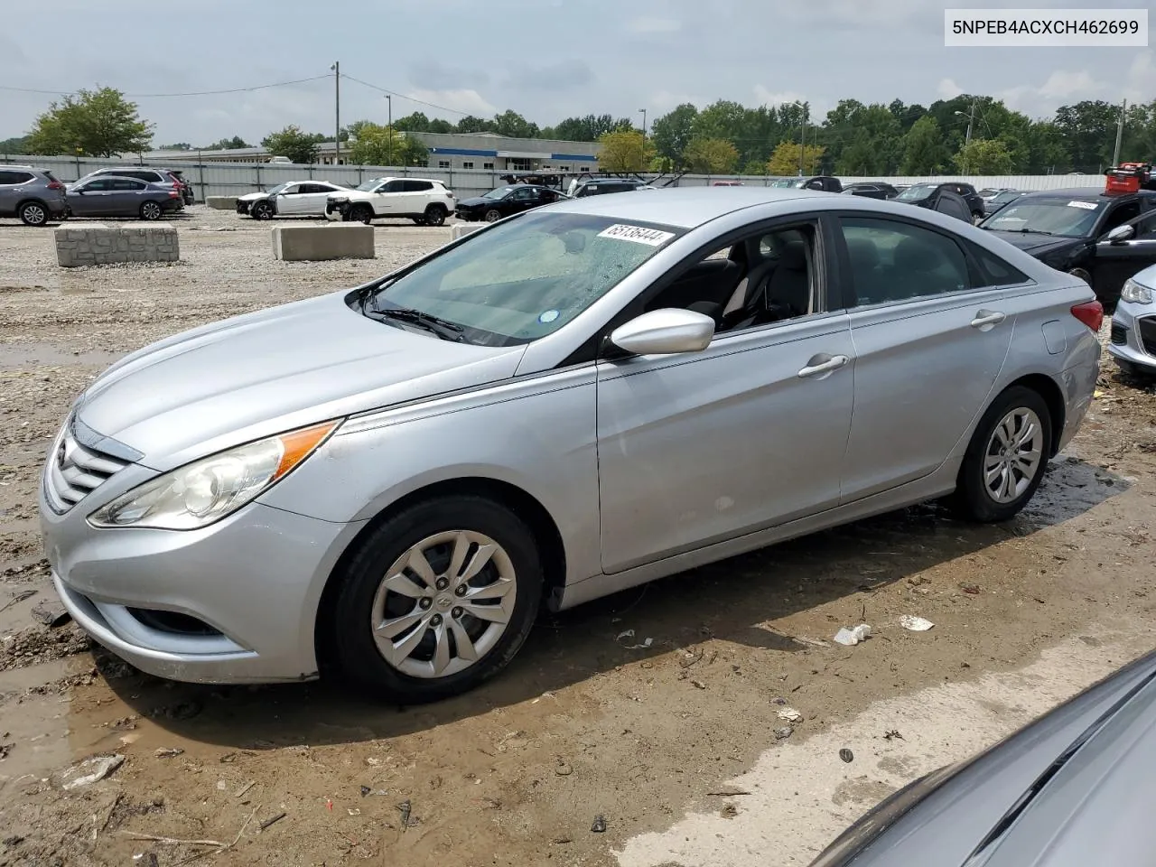 2012 Hyundai Sonata Gls VIN: 5NPEB4ACXCH462699 Lot: 65136444