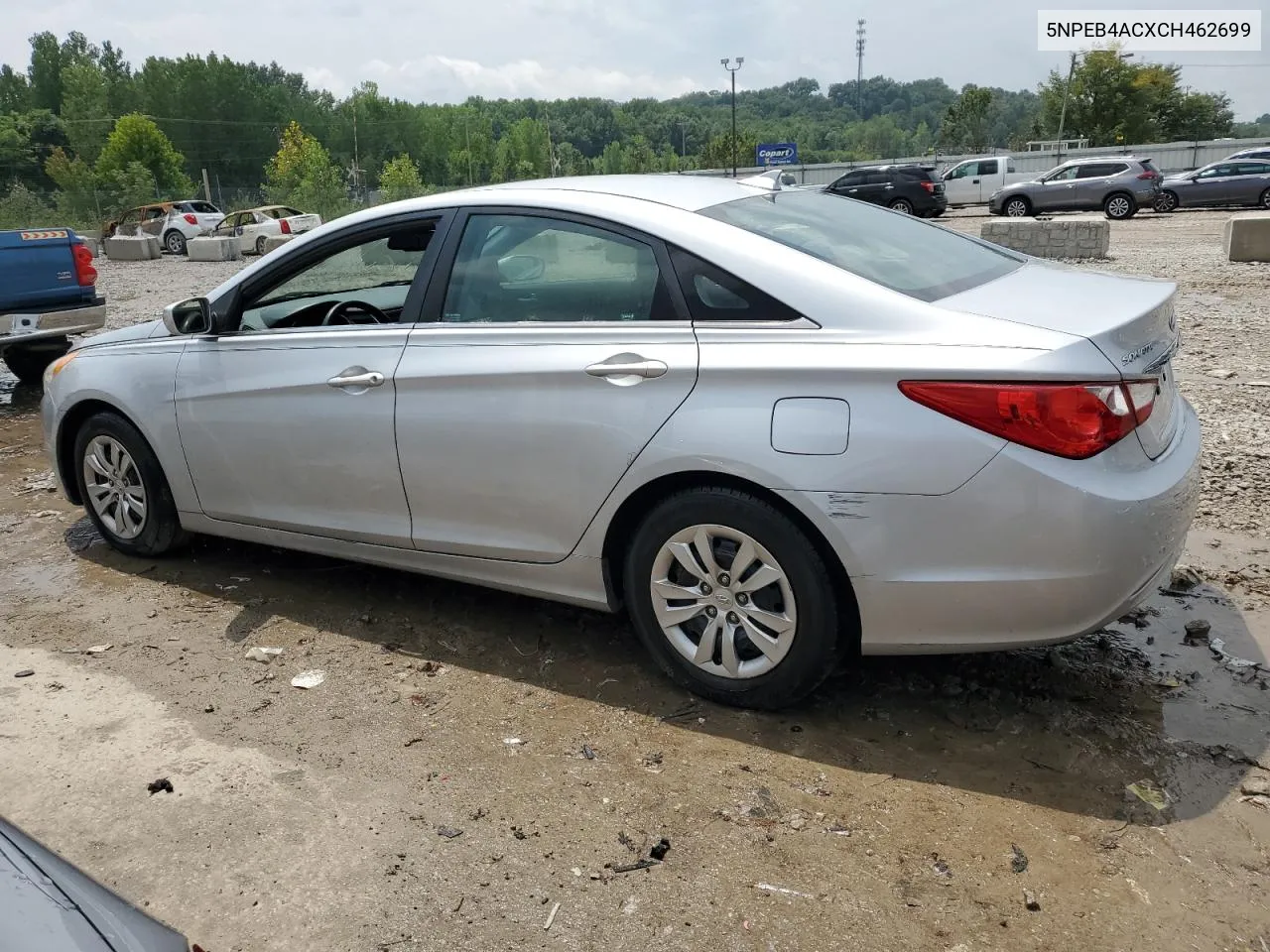 2012 Hyundai Sonata Gls VIN: 5NPEB4ACXCH462699 Lot: 65136444