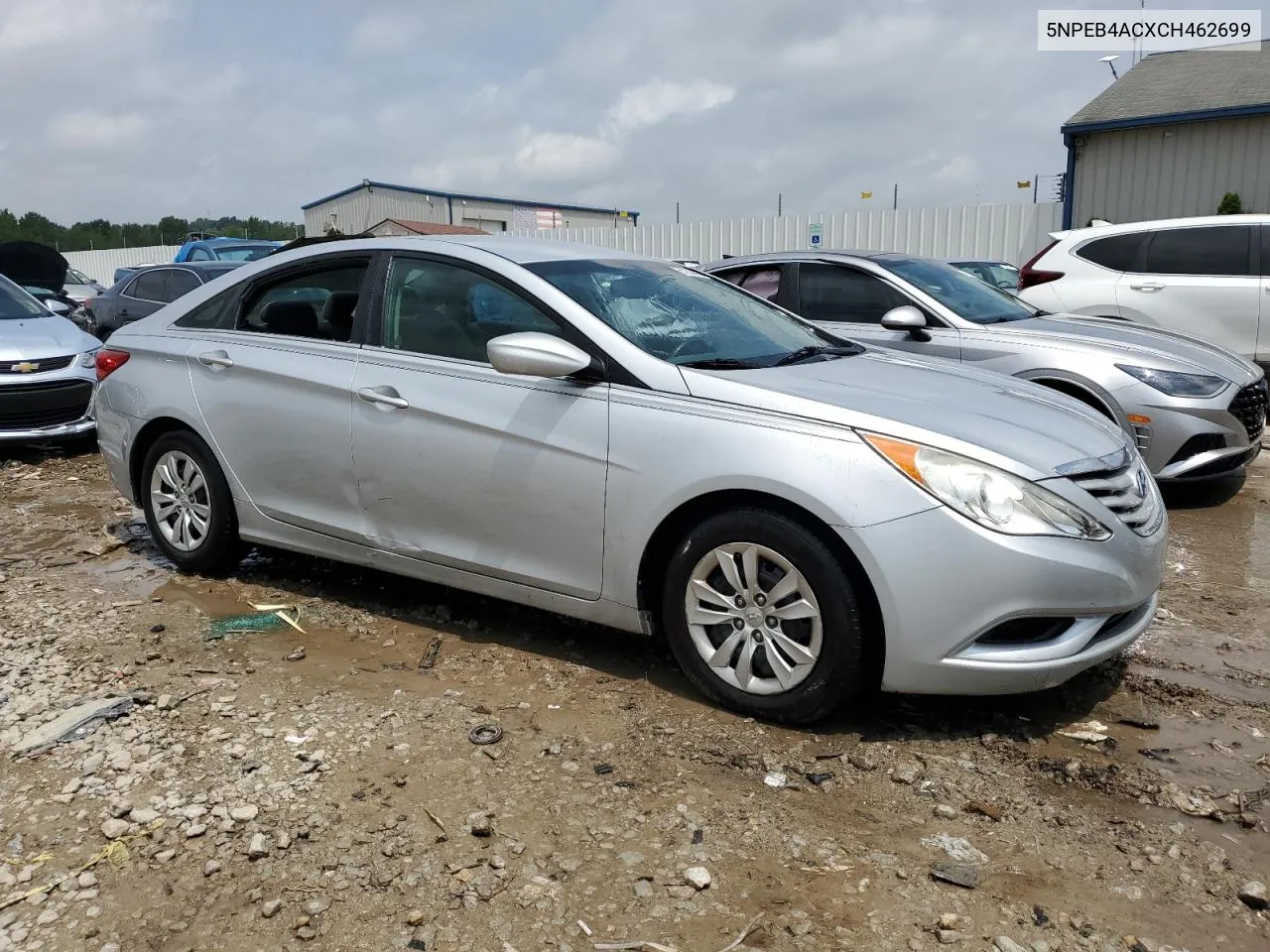 2012 Hyundai Sonata Gls VIN: 5NPEB4ACXCH462699 Lot: 65136444