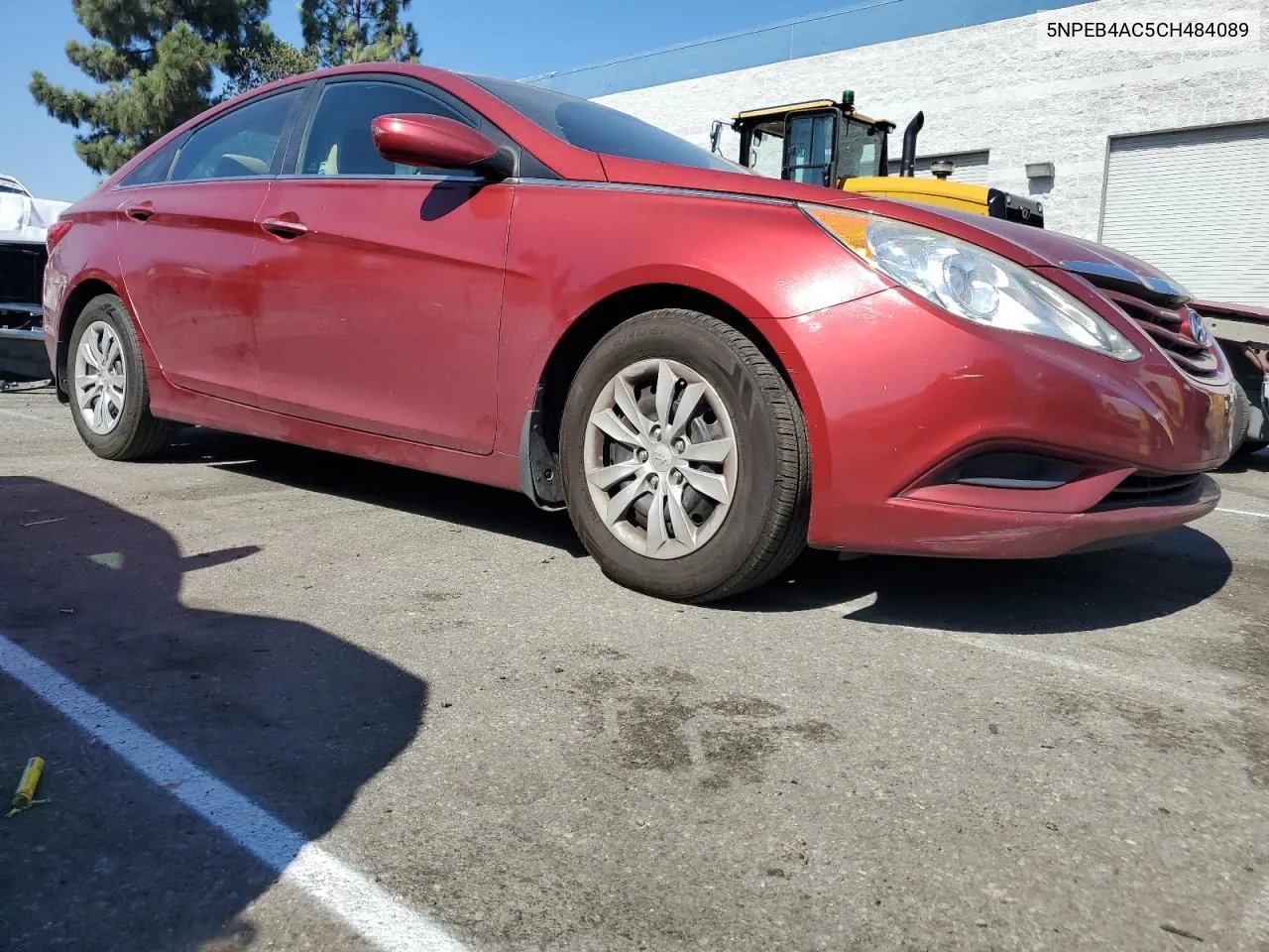 2012 Hyundai Sonata Gls VIN: 5NPEB4AC5CH484089 Lot: 65184034