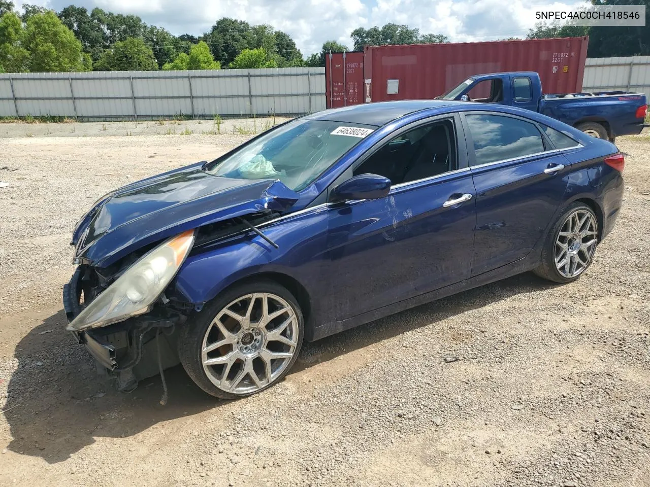 2012 Hyundai Sonata Se VIN: 5NPEC4AC0CH418546 Lot: 65595034