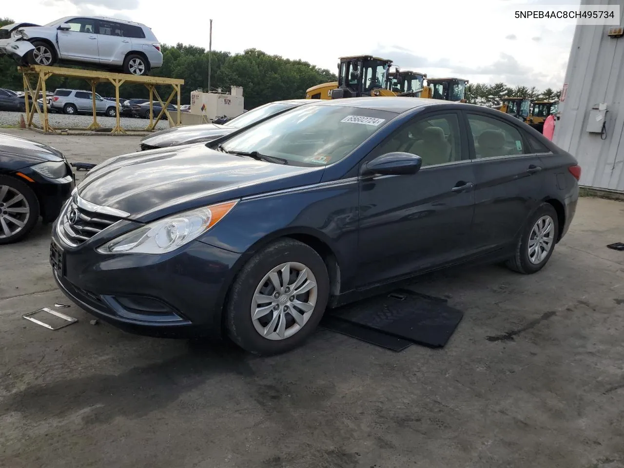 2012 Hyundai Sonata Gls VIN: 5NPEB4AC8CH495734 Lot: 65602724