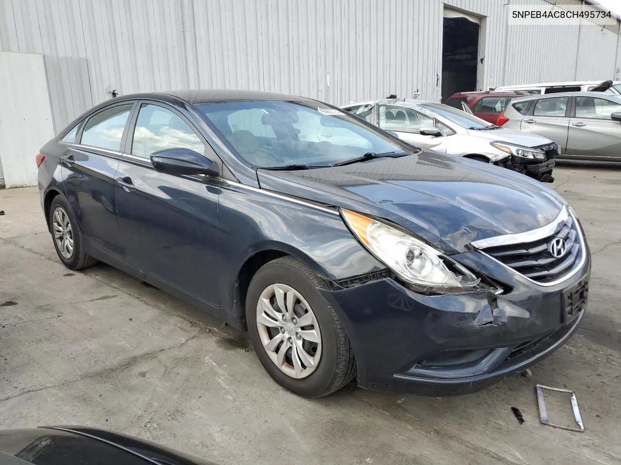 2012 Hyundai Sonata Gls VIN: 5NPEB4AC8CH495734 Lot: 65602724