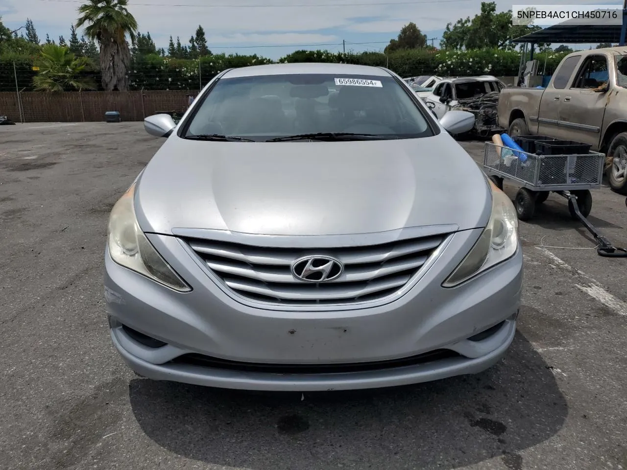 2012 Hyundai Sonata Gls VIN: 5NPEB4AC1CH450716 Lot: 65986554