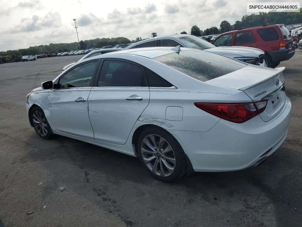 5NPEC4AB0CH446905 2012 Hyundai Sonata Se