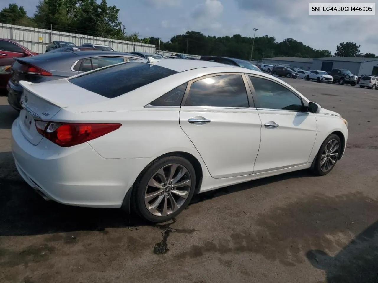 2012 Hyundai Sonata Se VIN: 5NPEC4AB0CH446905 Lot: 66073954