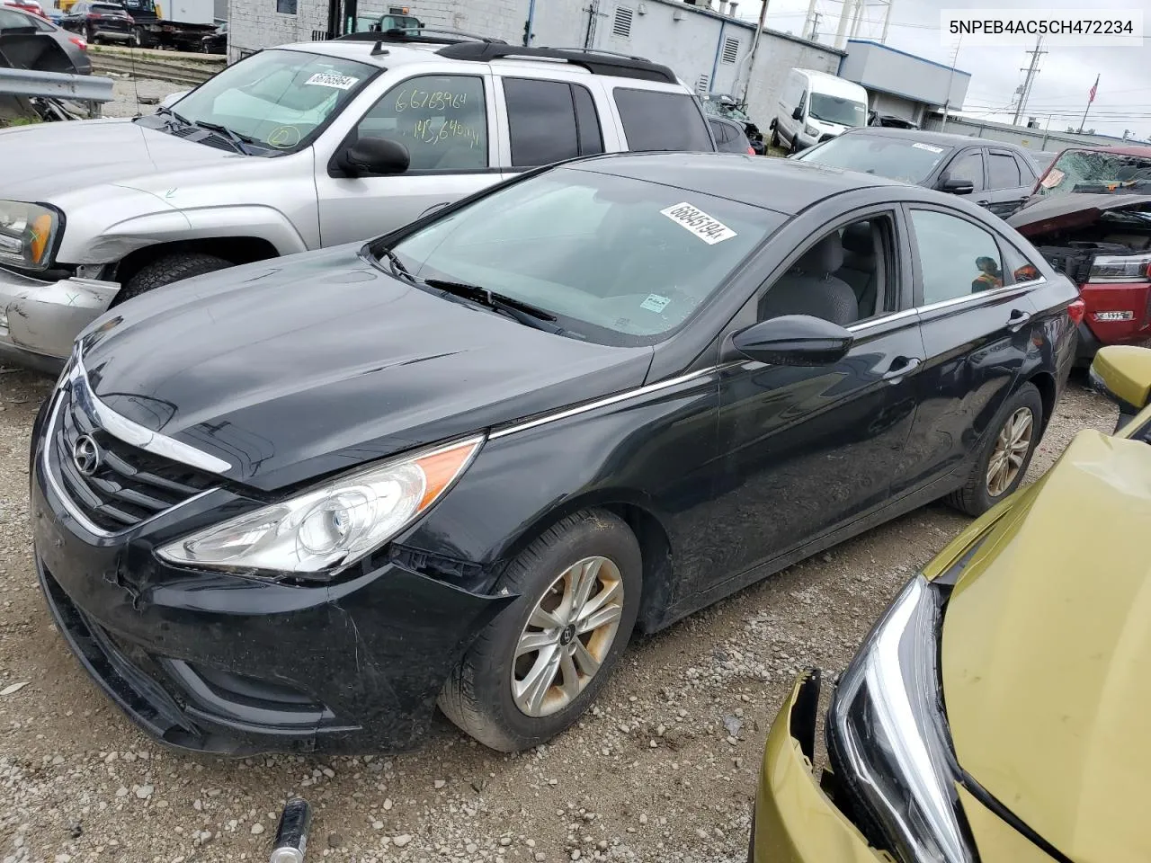 2012 Hyundai Sonata Gls VIN: 5NPEB4AC5CH472234 Lot: 66845194