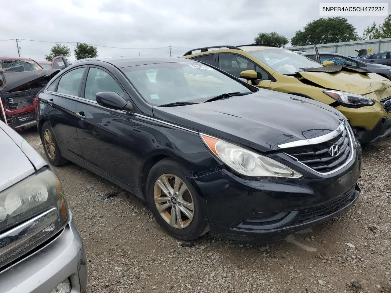 2012 Hyundai Sonata Gls VIN: 5NPEB4AC5CH472234 Lot: 66845194