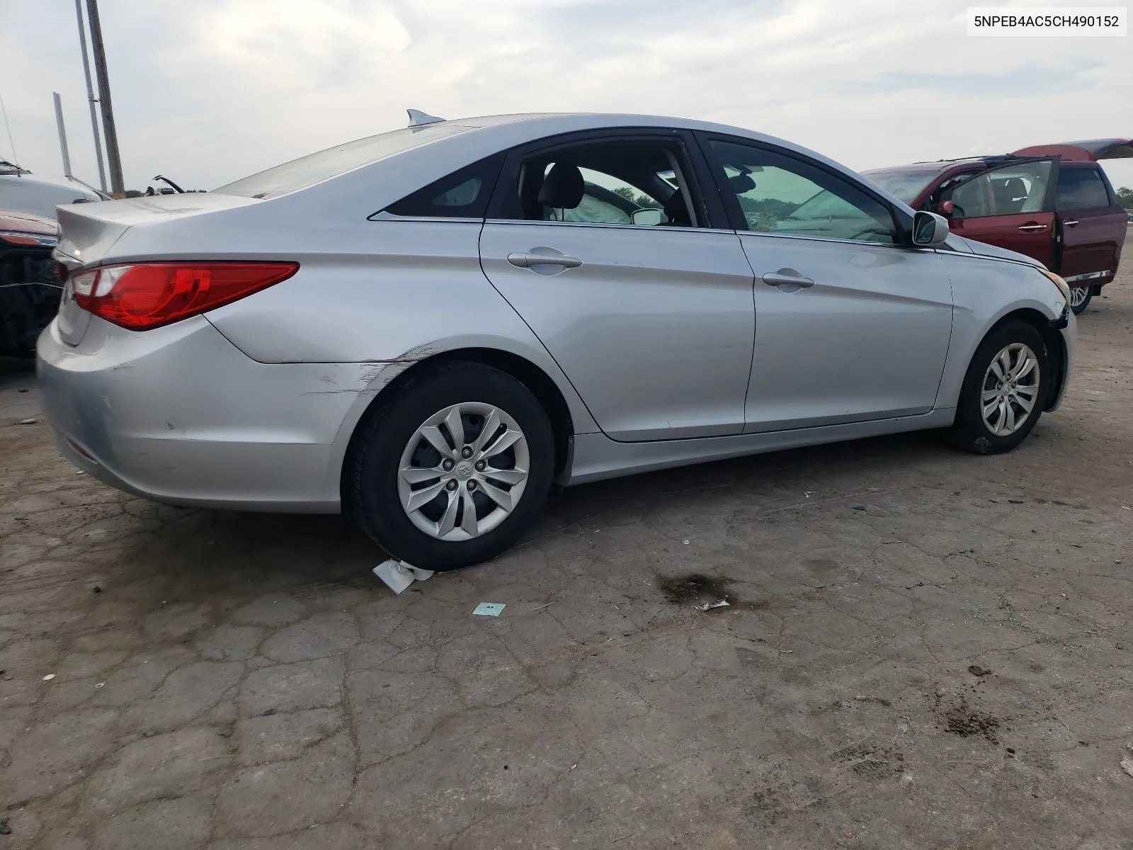 2012 Hyundai Sonata Gls VIN: 5NPEB4AC5CH490152 Lot: 67388564