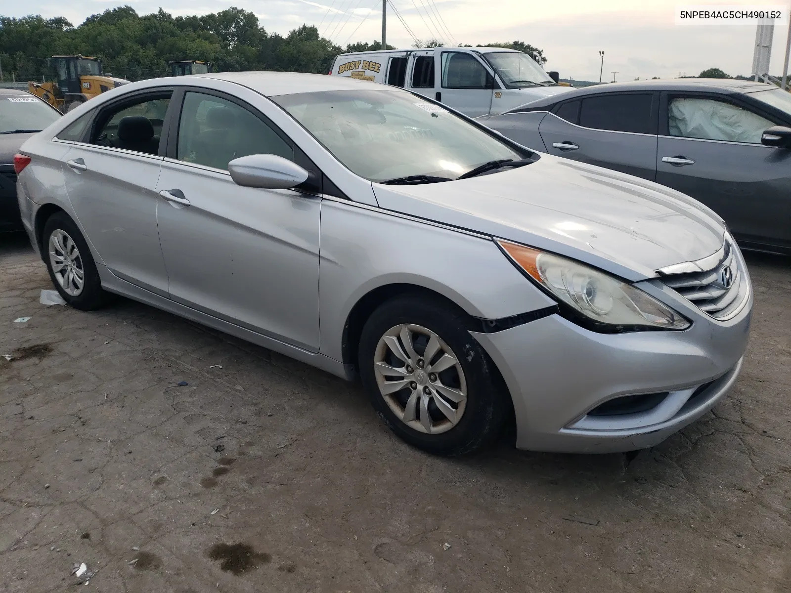 2012 Hyundai Sonata Gls VIN: 5NPEB4AC5CH490152 Lot: 67388564