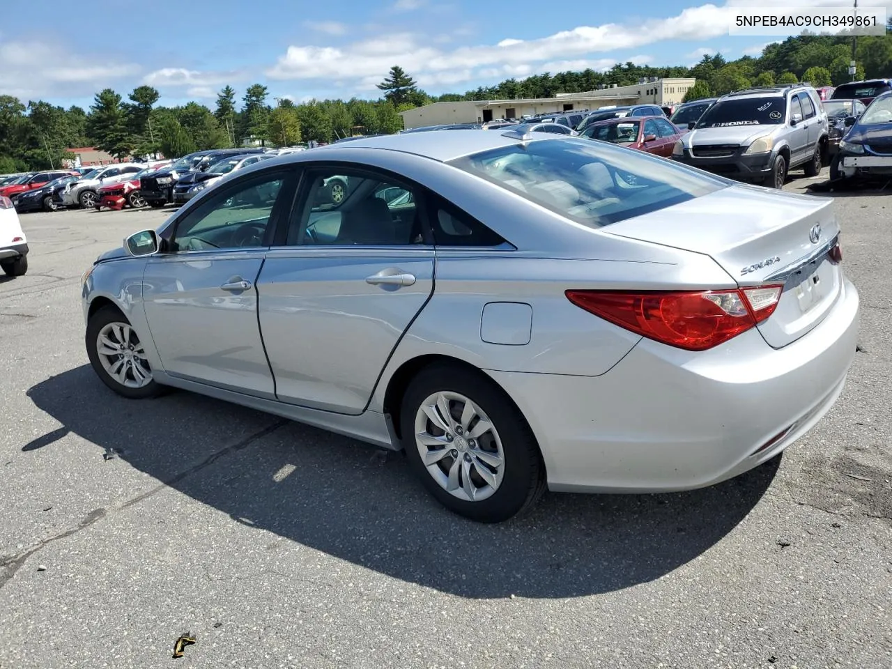 2012 Hyundai Sonata Gls VIN: 5NPEB4AC9CH349861 Lot: 67519514